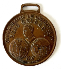 1937 King George Coronation Medallion