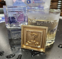 Ice tray stamp Cheers