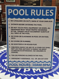 Pool Rules