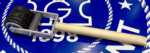 Hewco Self-Inking Hand Roller with Long Handle